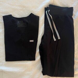 FIGS Set - Catarina Scrub Top & Livingston Tall Scrub Pants, XS